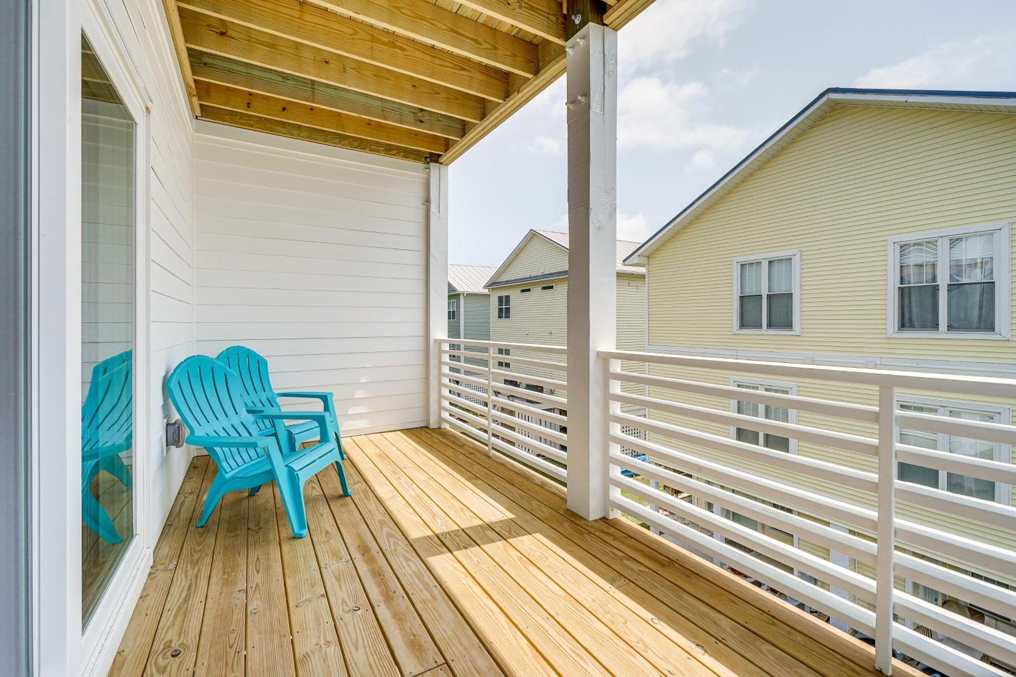 Carolina Beach Vacation Rental With Rooftop Terrace Exterior photo